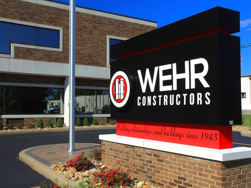 wehr_office_sign Wehr Constructors Office